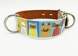 ANADI Original Designer Hundehalsband, Leder (Doggies, 50 = 35cm - 45cm)
