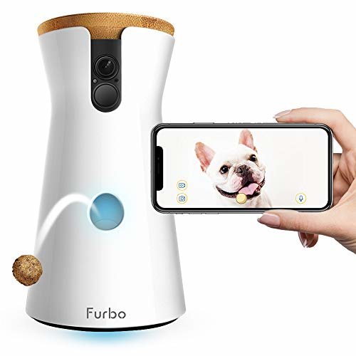 Furbo Hundekamera: Full HD WiFi Haustierkamera mit Leckerli Ausgabe, 2-Wege-Audio und Bell-Alarm (bekannt aus VOX hundkatzemaus)